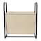 Household Essentials 20" Canvas & Metal Magazine Rack